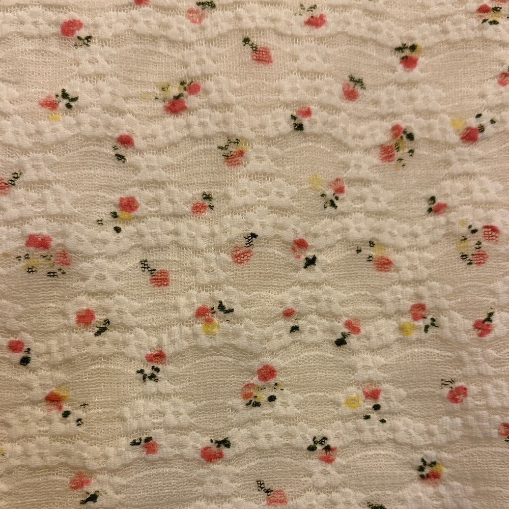Wild Fable Cream Floral Blouse - Picture 5 of 5